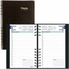 Agenda quotidien (2027) couverture rigide coilpro, bilingue noir