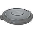 Contenant rond à déchets brute® couvercle gris