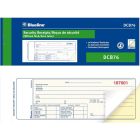 Reçus de sécurité 50 reçus. 2-3/4 x 8 po bilingue