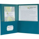 Couverture de présentation recyclée 100 % earthwise™ boîte de 25 bleu