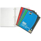 Cahier à reliure spirale ligné, 1 sujet. 100 pages