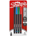 Marqueur sharpie® paquet de 4 couleurs variées