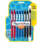 Stylos à bille rétractable inkjoy™ 300 paquet de 8 couleurs standard variées