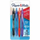 Stylo à bille rétractable profile® 1,4 mm variés (pqt 4)