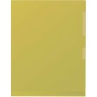 Pochettes transparentes extra-robustes format lettre jaune
