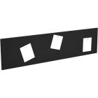Babillard noir pour huche 62-1/2 x 1/2 x 15-3/4 po h