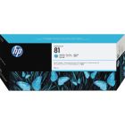 Cartouche jet d'encre à haut rendement hp 81 cyan pâle