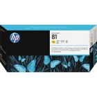 Têtes d'impression hp 81 jaune