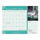 Calendrier sous-main mensuel (2027) provinces du canada