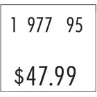 Étiquettes pour pistolet à étiqueter 216™ permanent (50 000 étiquettes) blanc
