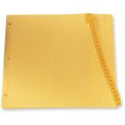Intercalaires imprimés lettre, 3 perforations 1-25