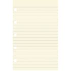 Recharge filofax® format de poche, 5-1/2 x 3-1/2". pqt de 32 . lignée