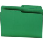 Chemises couleurs réversibles format lettre vert