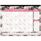 Calendrier sous-main mensuel marguerite rose (2027)