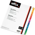 Intercalaires à code couleur offix® jan-dec