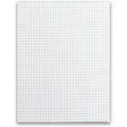 Bloc de papier blanc offix® quadrillé, 4 car./po.