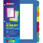 Intercalaires en plastique big tab™ ultralast™ 8 onglets