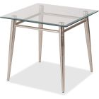 Table à café en verre carré. 22 x 22 x 20"h.