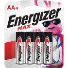 Piles alcalines max aa paquet de 4