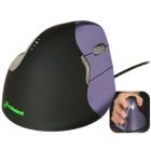 Souris ergonomique verticale evoluent 4 avec fil, petit format droitier, noir/mauve