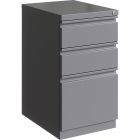 Classeur mobile 15 x 20 x 27-3/4 po. h. argent