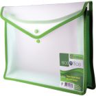 Pochette expansible avec bouton