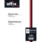Étiquettes blanches offix® 4 x 2" (1000)