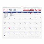 Calendrier mural mensuel bilingue (2027)