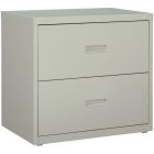 Classeur latéral 2 tiroirs. 30 x 19 x 28 po. h. gris pâle