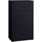 Classeur latéral 4 tiroirs. 30 x 19 x 52-1/2 po. h. noir