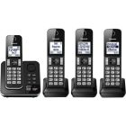 Téléphone sans fil kx-tgd39x kx-tgd394, 4 combinés.