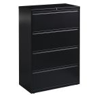 Classeur latéral 4 tiroirs. 36 x 19 x 52-1/2 po. h. 174 lbs. noir