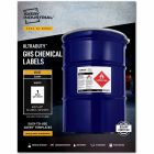 Étiquettes sgh pour produits chimiques ultraduty™ 8-1/2x11”(50)