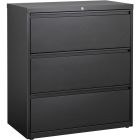 Classeur latéral 3 tiroirs. 36 x 19 x 40 po. h. 153 lbs. noir