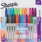 Marqueur fin paquet de 24 couleurs électro pop