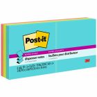 Feuillets post-it® super sticky - collection Éclat de lumière formats variés. bloc de 90 feuillets (pqt 6)