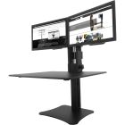 Station de transformation assis-debout high rise™ dc 350. pour  moniteur jusqu'à 11 lb chacun