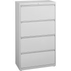 Classeur latéral 4 tiroirs. 36 x 19 x 52-1/2 po. h. 174 lbs. gris pâle