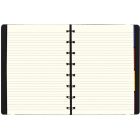 Cahier de notes rechargeable filofax® format bureau, 9-1/4 x 7-1/4" noir