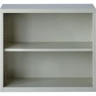 Bibliothèque de la série fortress 2 étagères - 30 po h gris pâle