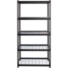 Étagère métallique 5 tablettes 36 x 18 x 72 po. h.