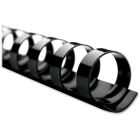 Boudin de reliure combbind® 1/4 po. capacité de 25 feuilles. noir
