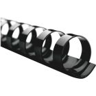 Boudin de reliure combbind® 3/8 po. capacité de 60 feuilles. noir