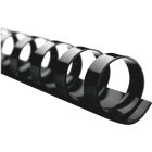 Boudin de reliure combbind® 1 po. capacité de 200 feuilles. noir