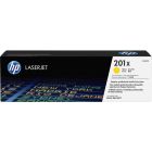 Cartouche de toner à haut rendement hp 201x jaune