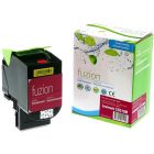 Cartouche de toner compatible (alternative à lexmark 701hc) magenta