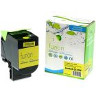 Cartouche de toner compatible (alternative à lexmark 701hc) jaune