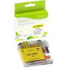 Cartouche jet d'encre compatible (alternative à brother lc105) jaune