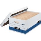 Boîte d'entreposage stor/file™ légal. 15 x 24 x 10"h. empilable jusqu'à 700 lb.