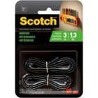 Attaches refermables pour usage intérieur scotch® 3/4 x 18" noir